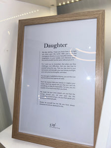 DAUGHTER - Large Poem