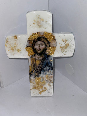 (CoJesus Christ icon freestanding cross ready To ship