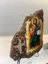 Load image into Gallery viewer, Marble Jesus Icon - ready to ship