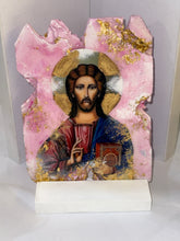 Load image into Gallery viewer, Cast stinr Jesus Icon - ready to ship