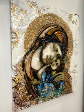 Wall hanging Mother Mary Icon - 1 Available