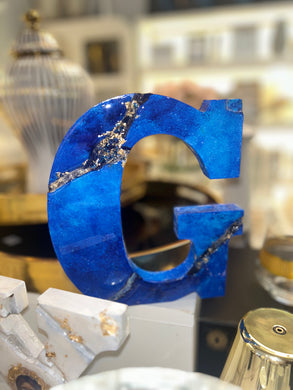 Blue Letter G - Ready to ship