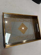 Load image into Gallery viewer, Greek key Mirror tray