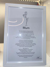 Load image into Gallery viewer, MUM - Large Poem