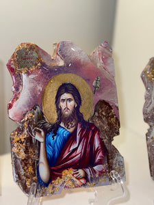 Saint John the Baptist icon  xsmall ready to ship