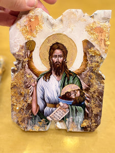 Saint John the Baptist icon  xsmall ready to ship