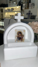 Load image into Gallery viewer, Small White table top Church Altar