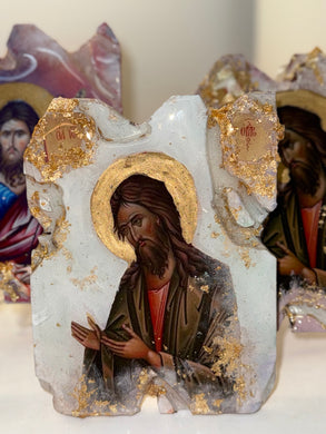 Saint John the Baptist icon  xsmall ready to ship