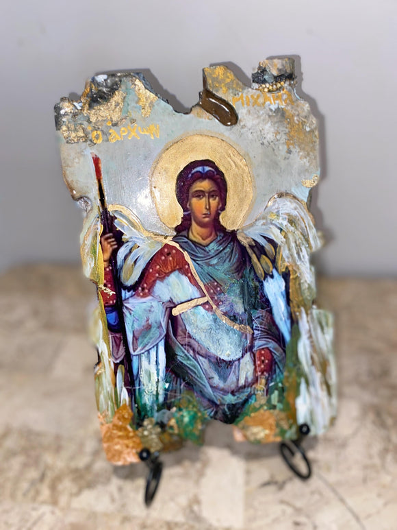 Archangel Michael Religious Icon - one of a kind