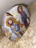 Saint Raphael Nicholas and Irene mini religious icon