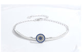 925 Sterling silver evil eye bracelet