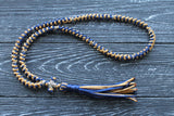 Christian set:  Prayer rope 100 knots + bracelet 33 knots,