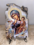 CUSTOM REQUEST ORDER - PICK ANY SAINT icon wooden  SIZE SMALL RECTANGULAR