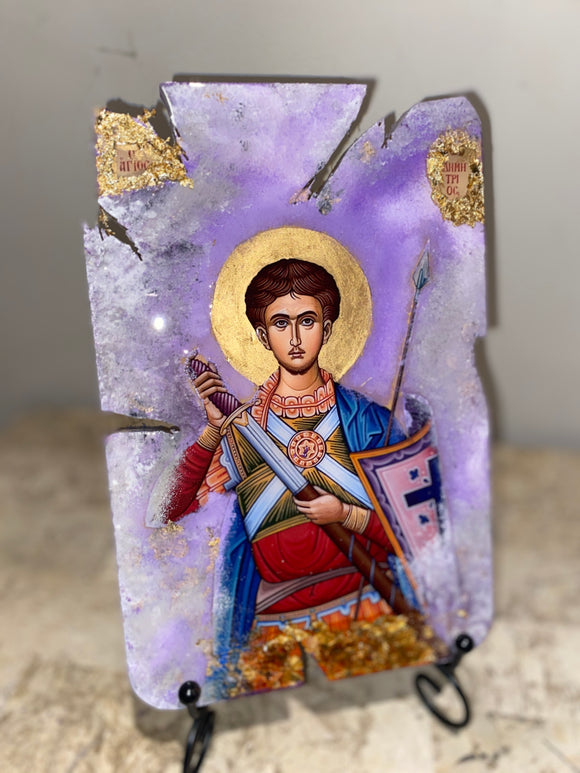 Saint Demetrios Religious Icon