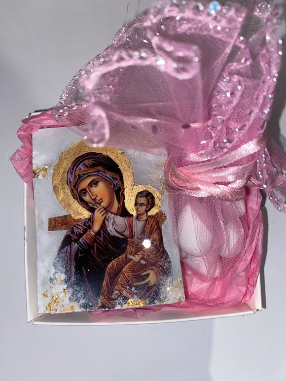 Mother Mary Complete Bombonieri/ favor (MAGNETS) - 30 or more ($14.50 - $15.99 each)