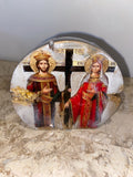 Saint Constantino & Saint Eleni  mini religious