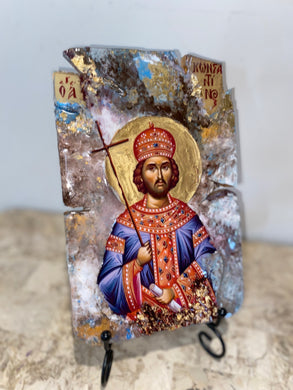 Kostantino  - religious wood icon