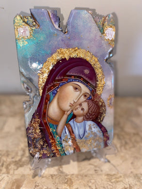 Mary with baby Jesus -Panagia religious icon