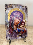 CUSTOM REQUEST ORDER - PICK ANY SAINT icon wooden  SIZE SMALL RECTANGULAR