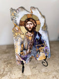 CUSTOM REQUEST ORDER - PICK ANY SAINT icon wooden  SIZE SMALL RECTANGULAR